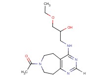 1-[(7-acetyl-6,7,8,9-tetrahydro-5H-pyrimido[4,5-d]azepin-4-yl)amino]-3-ethoxypropan-2-ol