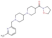 4-(2-isoxazolidinylcarbonyl)-1'-[(6-methyl-2-pyridinyl)methyl]-1,4'-bipiperidine