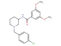 N-[1-(4-chlorobenzyl)-3-piperidinyl]-3,5-dimethoxybenzamide