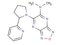 N,N-dimethyl-6-[2-(2-pyridinyl)-1-pyrrolidinyl][1,2,5]oxadiazolo[3,4-b]pyrazin-5-amine