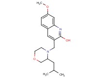 3-[(3-isobutyl-4-morpholinyl)methyl]-7-methoxy-2-quinolinol