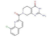 2-amino-7-[(8-chloro-2-quinolinyl)carbonyl]-5,6,7,8-tetrahydropyrido[3,4-d]pyrimidin-4(3H)-one