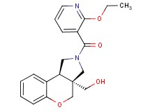 [(3aS*,9bS*)-2-[(2-ethoxypyridin-3-yl)carbonyl]-1,2,3,9b-tetrahydrochromeno[3,4-c]pyrrol-3a(4H)-yl]methanol