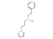 N-methyl-3-(1H-pyrazol-1-yl)-N-(2-pyridin-4-ylethyl)propan-1-amine