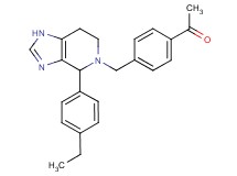 1-(4-{[4-(4-ethylphenyl)-1,4,6,7-tetrahydro-5H-imidazo[4,5-c]pyridin-5-yl]methyl}phenyl)ethanone