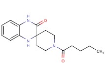 1-pentanoyl-1',4'-dihydro-3'H-spiro[piperidine-4,2'-quinoxalin]-3'-one