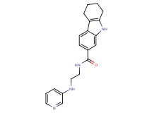 N-[2-(pyridin-3-ylamino)ethyl]-2,3,4,9-tetrahydro-1H-carbazole-7-carboxamide