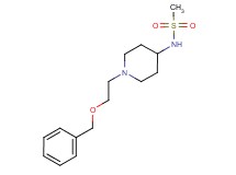N-{1-[2-(benzyloxy)ethyl]piperidin-4-yl}methanesulfonamide
