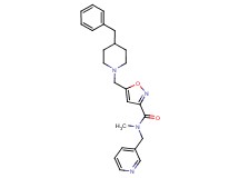 5-[(4-benzyl-1-piperidinyl)methyl]-N-methyl-N-(3-pyridinylmethyl)-3-isoxazolecarboxamide