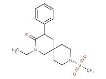 2-ethyl-9-(methylsulfonyl)-4-phenyl-2,9-diazaspiro[5.5]undecan-3-one