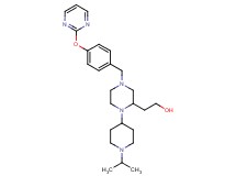 2-{1-(1-isopropyl-4-piperidinyl)-4-[4-(2-pyrimidinyloxy)benzyl]-2-piperazinyl}ethanol