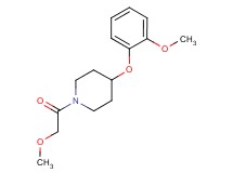 1-(methoxyacetyl)-4-(2-methoxyphenoxy)piperidine