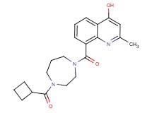 8-{[4-(cyclobutylcarbonyl)-1,4-diazepan-1-yl]carbonyl}-2-methyl-4-quinolinol
