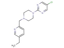 5-chloro-2-{4-[(5-ethylpyridin-2-yl)methyl]piperazin-1-yl}pyrimidine