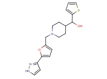 (1-{[5-(1H-pyrazol-3-yl)-2-furyl]methyl}piperidin-4-yl)(2-thienyl)methanol