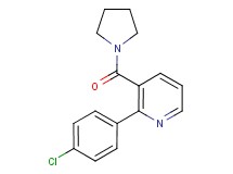 2-(4-chlorophenyl)-3-(pyrrolidin-1-ylcarbonyl)pyridine