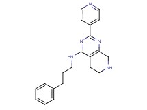 N-(3-phenylpropyl)-2-pyridin-4-yl-5,6,7,8-tetrahydropyrido[3,4-d]pyrimidin-4-amine