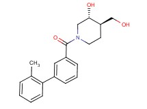 (3R*,4R*)-4-(hydroxymethyl)-1-[(2'-methyl-3-biphenylyl)carbonyl]-3-piperidinol