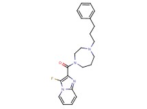 3-fluoro-2-{[4-(3-phenylpropyl)-1,4-diazepan-1-yl]carbonyl}imidazo[1,2-a]pyridine
