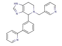 5-(pyridin-3-ylmethyl)-4-(3-pyridin-2-ylphenyl)-4,5,6,7-tetrahydro-1H-imidazo[4,5-c]pyridine
