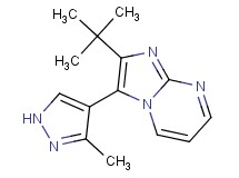 2-tert-butyl-3-(3-methyl-1H-pyrazol-4-yl)imidazo[1,2-a]pyrimidine