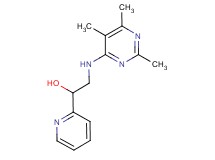 1-pyridin-2-yl-2-[(2,5,6-trimethylpyrimidin-4-yl)amino]ethanol