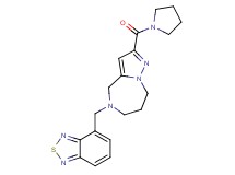 5-(2,1,3-benzothiadiazol-4-ylmethyl)-2-(pyrrolidin-1-ylcarbonyl)-5,6,7,8-tetrahydro-4H-pyrazolo[1,5-a][1,4]diazepine