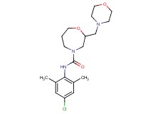 N-(4-chloro-2,6-dimethylphenyl)-2-(morpholin-4-ylmethyl)-1,4-oxazepane-4-carboxamide