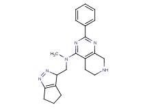 N-methyl-2-phenyl-N-(3,4,5,6-tetrahydrocyclopenta[c]pyrazol-3-ylmethyl)-5,6,7,8-tetrahydropyrido[3,4-d]pyrimidin-4-amine