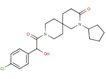9-[(4-chlorophenyl)(hydroxy)acetyl]-2-cyclopentyl-2,9-diazaspiro[5.5]undecan-3-one