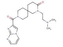 2-[2-(dimethylamino)ethyl]-9-(imidazo[1,2-a]pyrimidin-2-ylcarbonyl)-2,9-diazaspiro[5.5]undecan-3-one