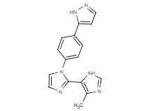 5'-methyl-1-[4-(1H-pyrazol-5-yl)phenyl]-1H,3'H-2,4'-biimidazole