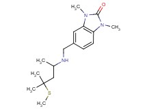 5-({[1,3-dimethyl-3-(methylthio)butyl]amino}methyl)-1,3-dimethyl-1,3-dihydro-2H-benzimidazol-2-one
