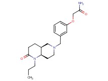 2-(3-{[(4aS*,8aR*)-2-oxo-1-propyloctahydro-1,6-naphthyridin-6(2H)-yl]methyl}phenoxy)acetamide