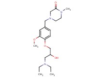4-{4-[3-(diethylamino)-2-hydroxypropoxy]-3-methoxybenzyl}-1-methylpiperazin-2-one