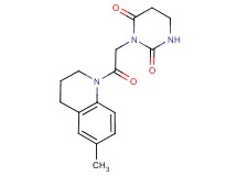 3-[2-(6-methyl-3,4-dihydroquinolin-1(2H)-yl)-2-oxoethyl]dihydropyrimidine-2,4(1H,3H)-dione