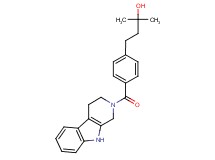 2-methyl-4-[4-(1,3,4,9-tetrahydro-2H-beta-carbolin-2-ylcarbonyl)phenyl]-2-butanol