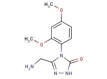 5-(aminomethyl)-4-(2,4-dimethoxyphenyl)-2,4-dihydro-3H-1,2,4-triazol-3-one