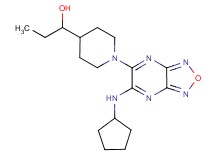 1-{1-[6-(cyclopentylamino)[1,2,5]oxadiazolo[3,4-b]pyrazin-5-yl]-4-piperidinyl}-1-propanol