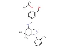 [5-({[6,6-dimethyl-1-(2-methylphenyl)-4,5,6,7-tetrahydro-1H-indazol-4-yl]amino}methyl)-2-isopropoxyphenyl]methanol