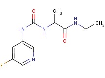 N~1~-ethyl-N~2~-{[(5-fluoropyridin-3-yl)amino]carbonyl}alaninamide