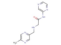 2-{[(5-methylpyrazin-2-yl)methyl]amino}-N-pyrazin-2-ylacetamide