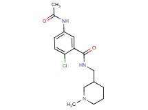 5-(acetylamino)-2-chloro-N-[(1-methylpiperidin-3-yl)methyl]benzamide