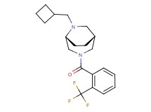 (1R*,5R*)-6-(cyclobutylmethyl)-3-[2-(trifluoromethyl)benzoyl]-3,6-diazabicyclo[3.2.2]nonane