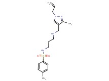N-(3-{[(1-allyl-3-methyl-1H-pyrazol-4-yl)methyl]amino}propyl)-4-methylbenzenesulfonamide