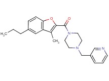 1-[(3-methyl-5-propyl-1-benzofuran-2-yl)carbonyl]-4-(3-pyridinylmethyl)piperazine