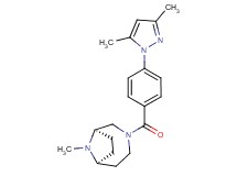 (1R*,6S*)-3-[4-(3,5-dimethyl-1H-pyrazol-1-yl)benzoyl]-9-methyl-3,9-diazabicyclo[4.2.1]nonane
