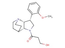 3-[(3R*,3aR*,7aR*)-3-(2-methoxyphenyl)hexahydro-4,7-ethanopyrrolo[3,2-b]pyridin-1(2H)-yl]-3-oxopropan-1-ol