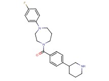 1-(4-fluorophenyl)-4-(4-piperidin-3-ylbenzoyl)-1,4-diazepane