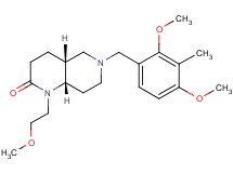 (4aR*,8aS*)-6-(2,4-dimethoxy-3-methylbenzyl)-1-(2-methoxyethyl)octahydro-1,6-naphthyridin-2(1H)-one
